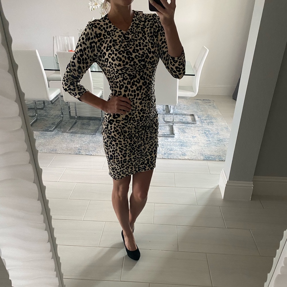 NWT Designer Leopard Print Dress